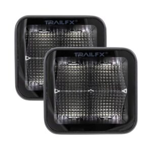 TRAILFX 2X2 POD 4X5W FL BK PR BLK LENS CVR 2X2BKF2