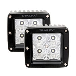 TRAILFX 2X2 POD 4X5W FL PR BK AMBR LENS CVR 2X2F2