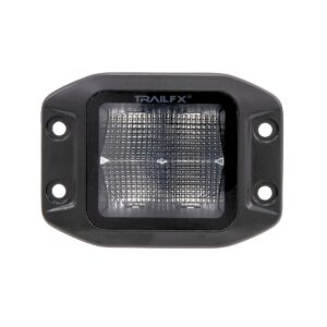 TRAILFX 2X2 POD 4X5W FL BK SGL FLUSH MOUNT 2X2FMBKF1