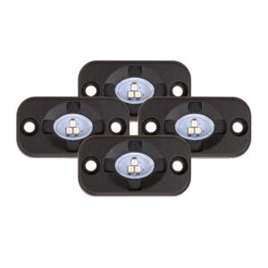 TRAILFX ROCK LIGHTS 3X5W FLOOD WHITE 4PC ROCKKITF4