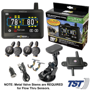 TRUCK SYSTMS 770 SERIES 4 FLOW THRU SENSOR TPMS TST-770-FT-4-TC