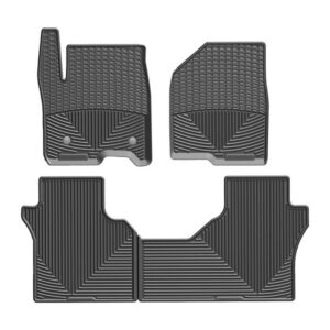 WEATHERTECH FRONT & REAR MATS BLACK W489-W490