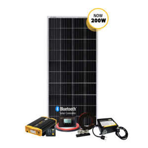 GO POWER WEEKENDER ISW: 200 WATT SOLAR KIT WEEKENDER ISW