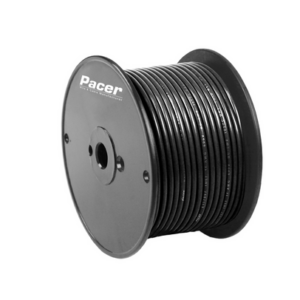 PACER 8 AWG UL BK TC WIRE 100FT RL WUL8BK-100