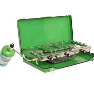 FLAME KING PORTABLE 3 BURNER PROPANE GAS CAMPI YSNBBQ-136M